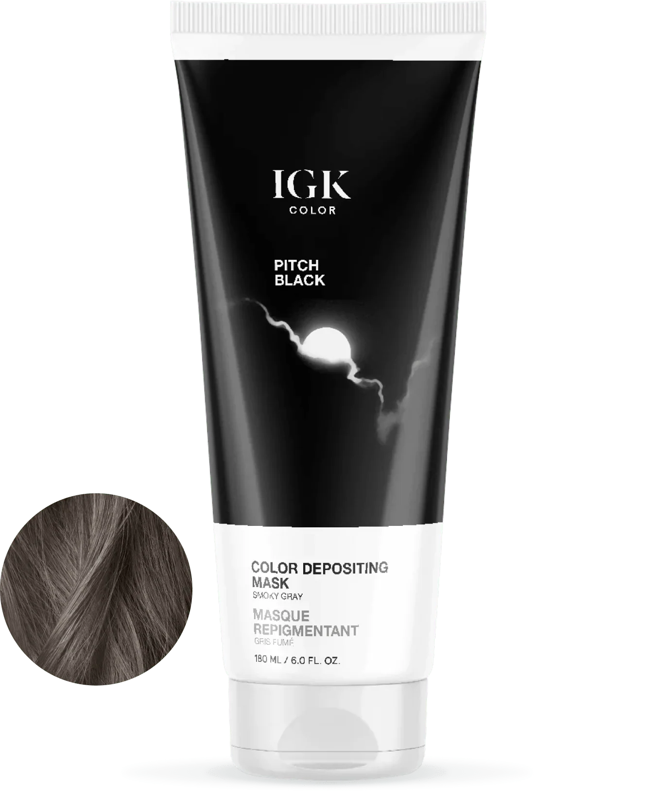 IGK Pitch Black Color Depositing Mask